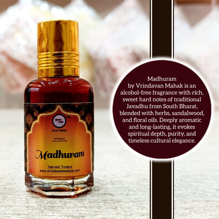 Madhuram Roll On Attar By Vrindavan Mahak | Javadhu Inspired | Long Lasting Fragrance | 12ml | Alcohol Free Scent - Image 2