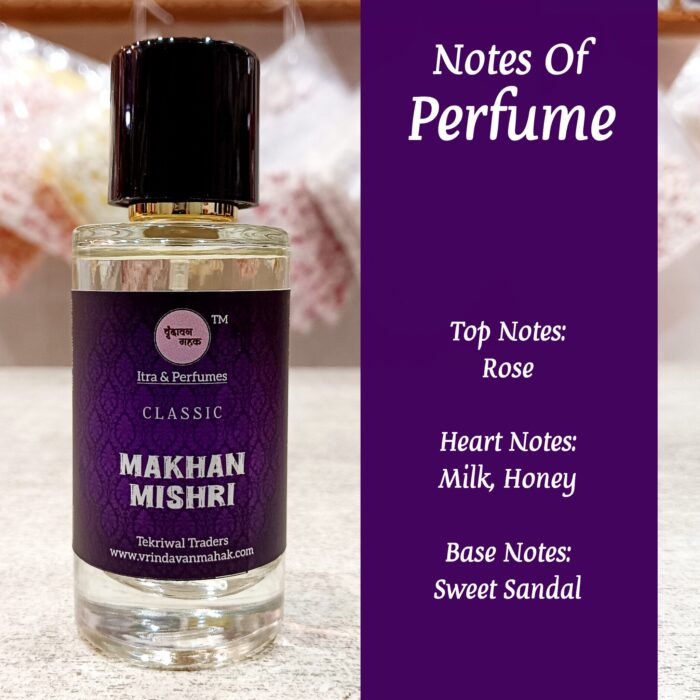 Makhan Mishri Perfume by Vrindavan Mahak | Sweet Creamy Scent Inspired by Milk And Honey - Image 2