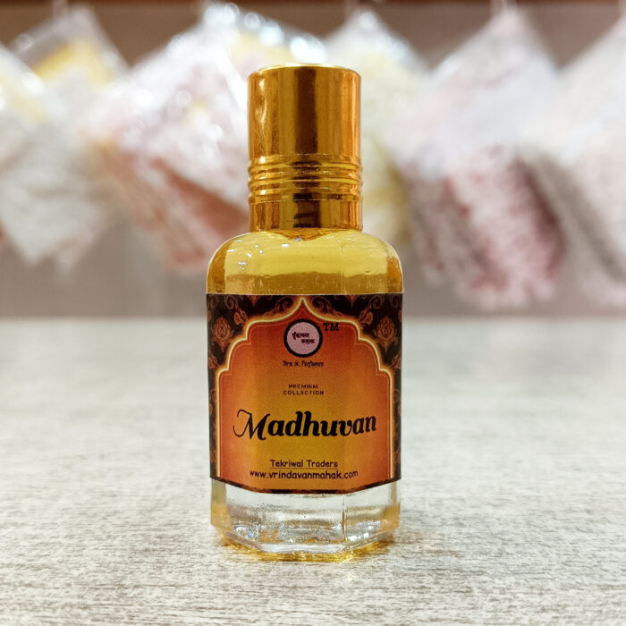 Madhuvan Roll On Attar By Vrindavan Mahak | Fruity Floral Fragrance | Alcohol Free | Long Lasting | 12ml - Image 1