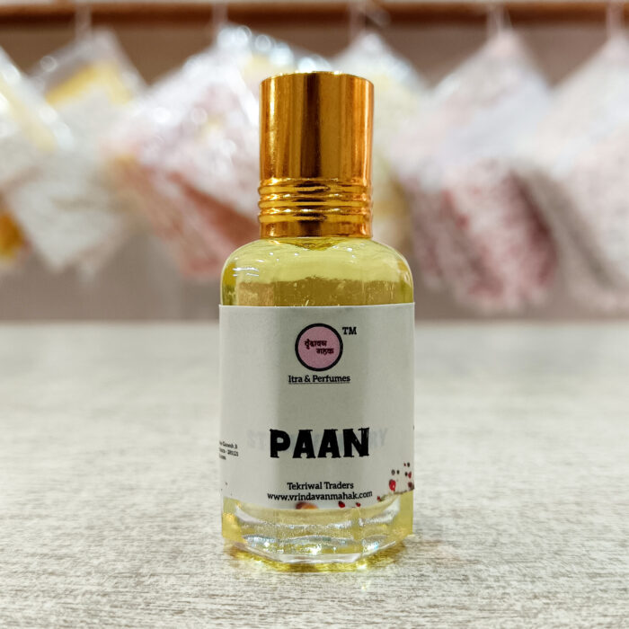 Vrindavan Mahak Paan Roll On Attar – Long-Lasting Traditional Indian Fragrance for Meditation, Festive, Daily Use | 12ml - Image 1
