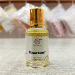 Vrindavan Mahak Strawberry Roll On Attar – Sweet, Fruity Long-Lasting Fragrance for Daily, Festive, and Spiritual Use