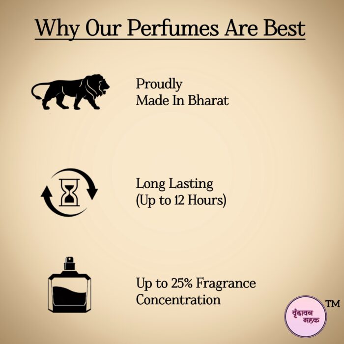 Brij Mandal Perfume 100ml | Amber Musk Floral Scent - Vrindavan Mahak - Image 5