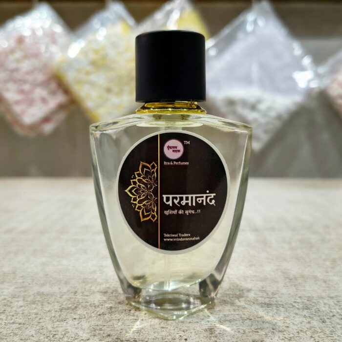 Parmanand Perfume by Vrindavan Mahak – Floral & Woody Aroma with Hints of Amber, Oudh & Fruity Notes - Image 1