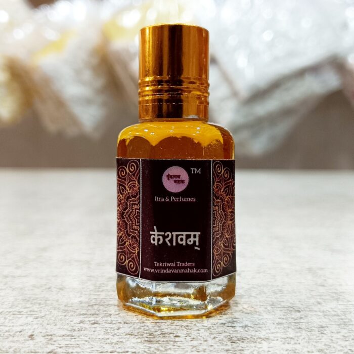 Keshavam Roll On Attar by Vrindavan Mahak – Saffron, Rose, Sandal & Amber for Sacred Everyday Moments - Image 1