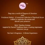 Sudhakar Roll On Attar by Vrindavan Mahak – Amber, White Musk, Rose & Sandal in Warm Musky Scent - Image 4