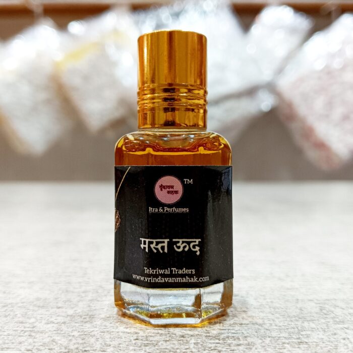 Mast Oud Roll On Attar by Vrindavan Mahak – Smooth, Sweet, Long Lasting Oud Fragrance for Everyday Moments - Image 1