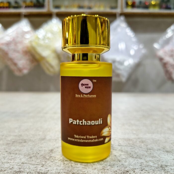 Vrindavan Mahak Patchauli Perfume – Long Lasting Earthy Patchouli & Woody Fragrance for Strength - Image 1