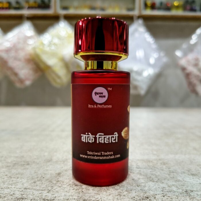 Vrindavan Mahak Bankey Bihari Perfume – Long Lasting Lily & White Musk Soft Floral Fragrance - Image 1