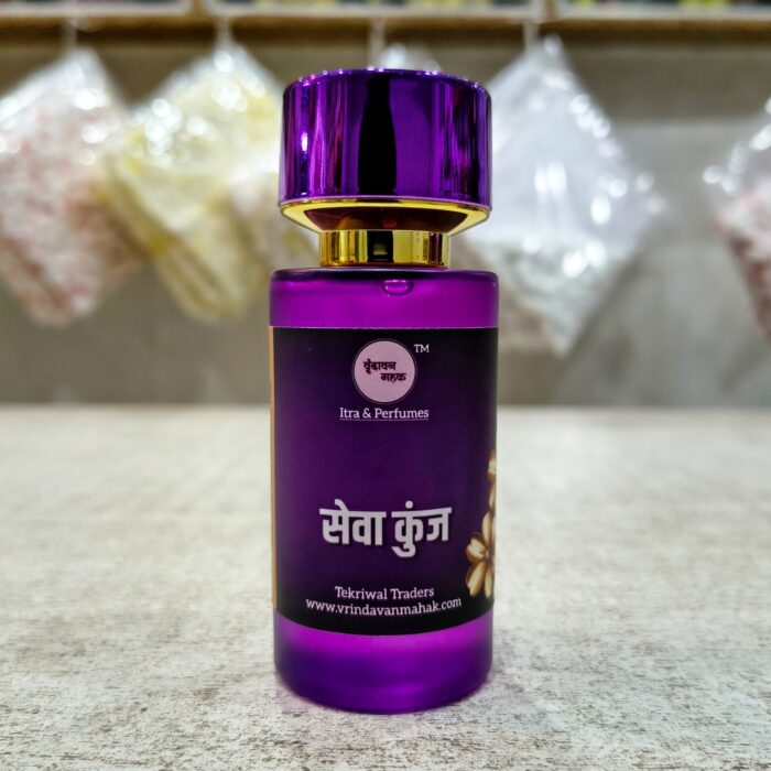 Vrindavan Mahak Sewa Kunj Perfume – Long Lasting Vanilla & White Musk Soft Fresh Fragrance - Image 1