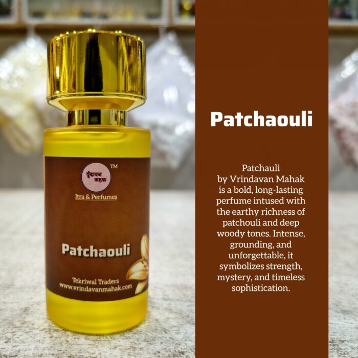Vrindavan Mahak Patchauli Perfume – Long Lasting Earthy Patchouli & Woody Fragrance for Strength - Image 2