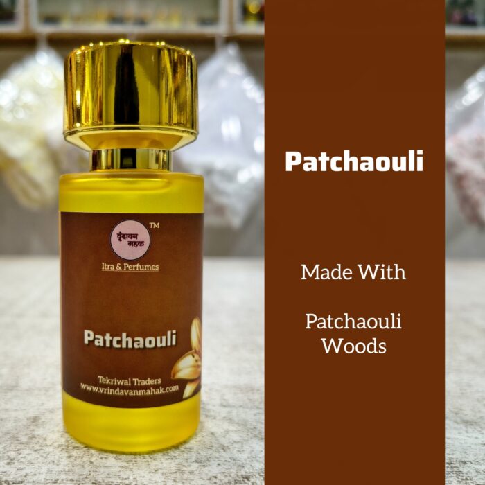 Vrindavan Mahak Patchauli Perfume – Long Lasting Earthy Patchouli & Woody Fragrance for Strength - Image 3