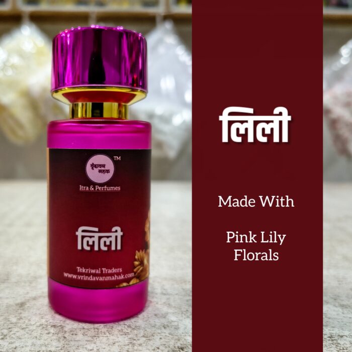 Vrindavan Mahak Lily Perfume – Long Lasting Pink Lily Floral Fragrance for Elegance & Charm - Image 3