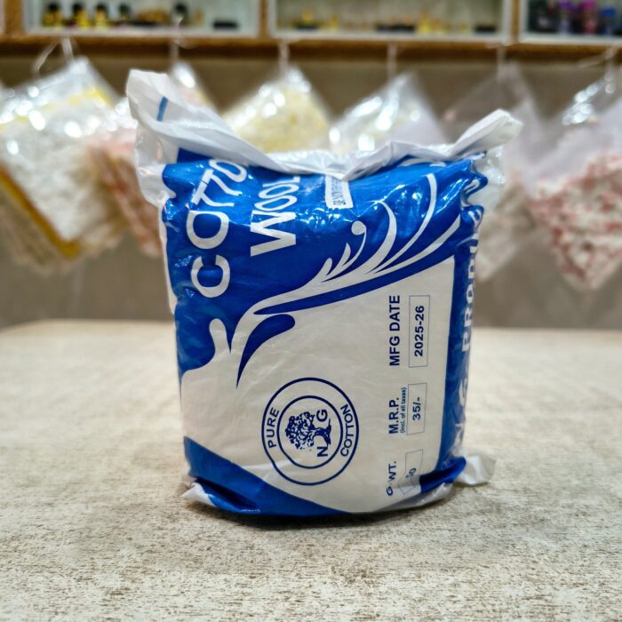 Pure Cotton 50 gm | Soft, Natural & Absorbent | Ideal for Pooja, Daily Use, Skincare & Household Needs - Image 2