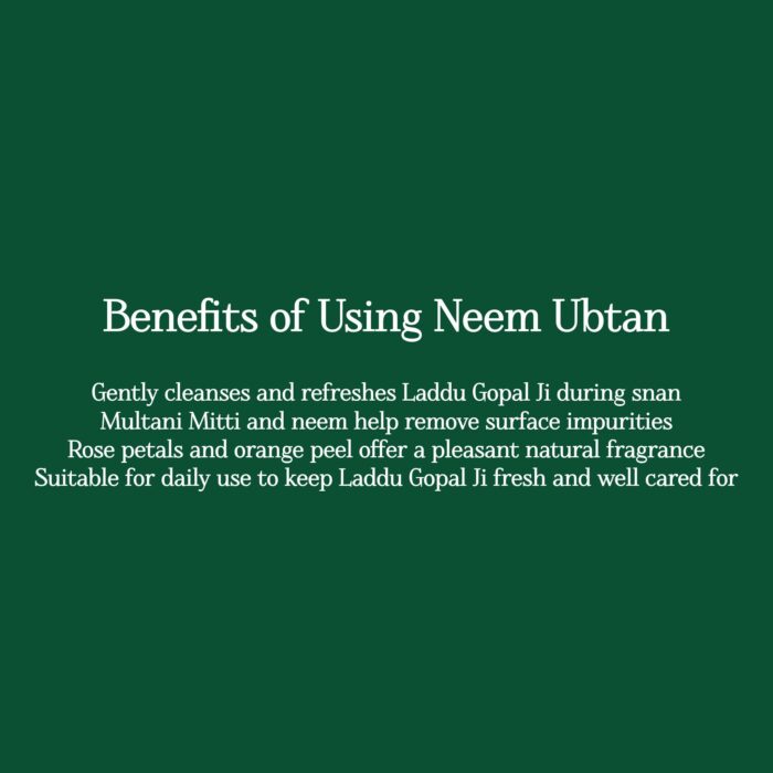 Neem Ubtan | Herbal Ayurvedic Powder | Natural & Handmade | Pure Cleansing Care - Image 3