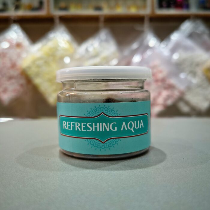 Refreshing Aqua Solid Fragrant Tablets – Cool Oceanic Aroma for Kapoor Dani, Lasting Room Freshener - Image 1