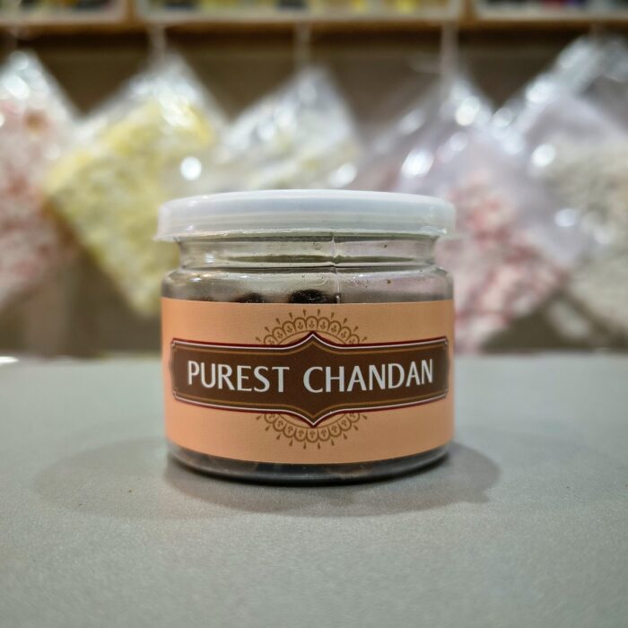 Purest Chandan Solid Fragrant Tablets – Soothing Sandalwood Aroma for Kapoor Dani, Room Freshener - Image 1