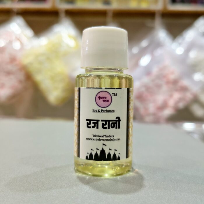 Vrindavan Mahak Raj Rani Diffuser Oil – Mitti of Brij Aroma for Divine Spiritual Fragrance & Serenity - Image 1