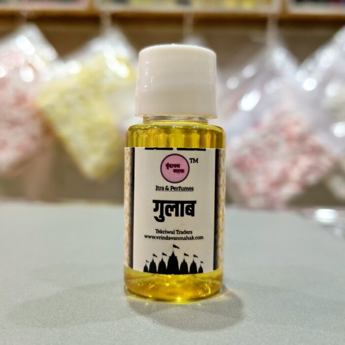 Vrindavan Mahak Gulab Diffuser Oil – Pure Rose Fragrance Inspired by Vrindavan Roses For Divinity - Image 1