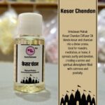 Vrindavan Mahak Kesar Chandan Diffuser Oil – Sacred Blend of Saffron & Sandalwood for Divinity - Image 2