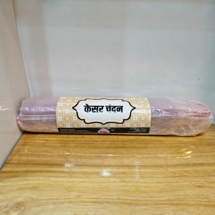 Kesar Chandan Masala Agarbatti | 9 Inch Handmade Saffron Sandalwood Incense Sticks for Puja & Meditation - Image 1