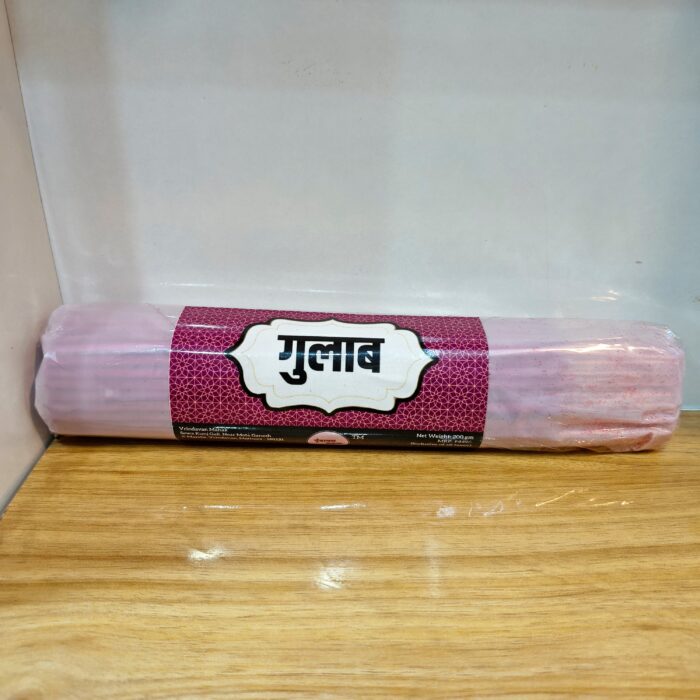 Gulab Masala Agarbatti | 9 Inch Handmade Rose Incense Sticks for Puja, Meditation & Spiritual Ambience - Image 1