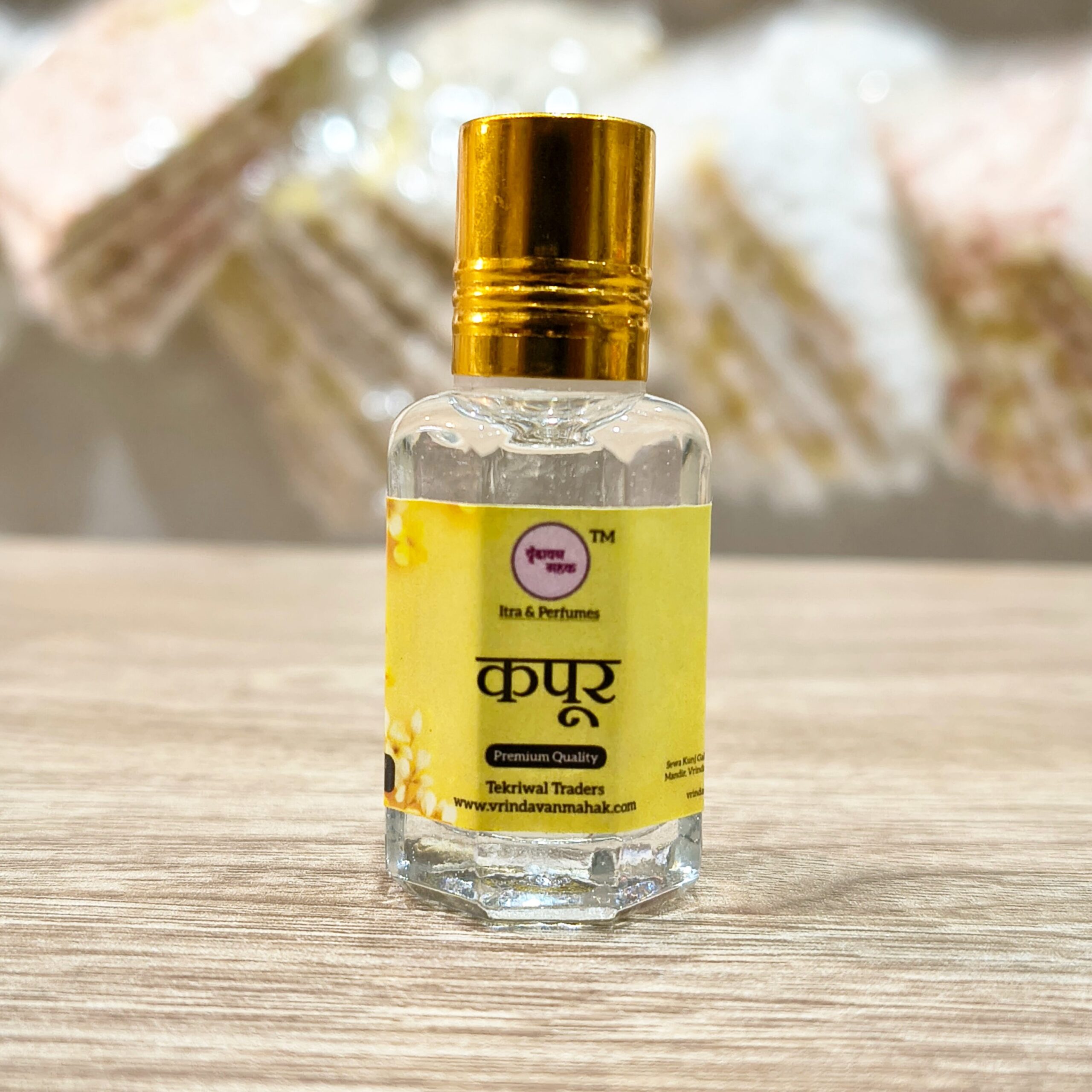 2025/10/1001293527-scaled.jpg Kapoor Roll On Attar | Strong, Fresh Camphor Aroma of Vrindavan, Cooling, Sharp & Lasting Fragrance - Image 1