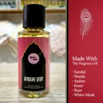 Shyam Ras Perfume by Vrindavan Mahak | Divine Blend of Sandal, Rose, Amber, Musk, Woods & Kesar - Image 3