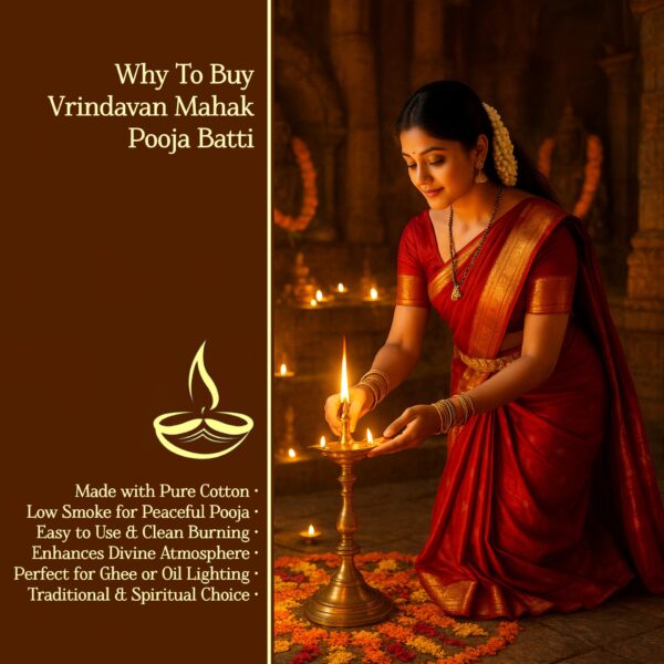 Yellow Diya Batti 90 gm | Pure Cotton Chhoti Batti for Pooja, Aarti & Festival Diyas | Bright & Steady Flame - Image 2