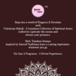 Damodar Perfume | 50ml Spiritual Perfume with Amber, Saffron, Musk, Rose & Sandalwood for Rituals - Image 5