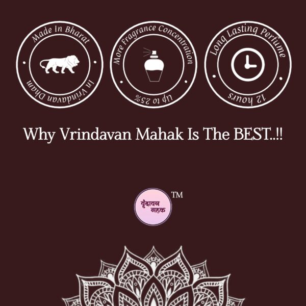 Damodar Perfume | 50ml Spiritual Perfume with Amber, Saffron, Musk, Rose & Sandalwood for Rituals - Image 4