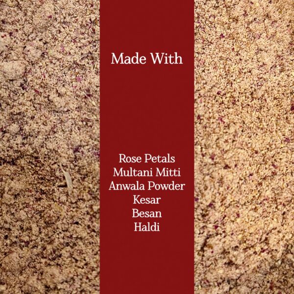 Gulab Ubtan | Natural Rose Herbal Powder | Handmade & Chemical-Free | Ayurvedic Care - Image 2