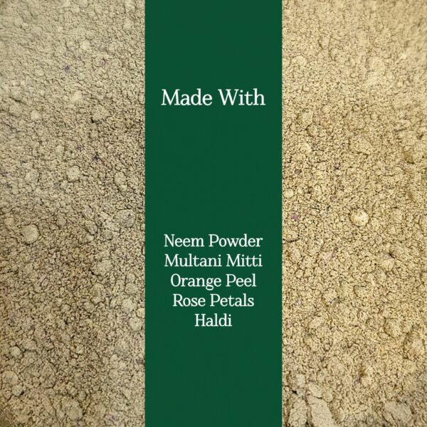 Neem Ubtan | Herbal Ayurvedic Powder | Natural & Handmade | Pure Cleansing Care - Image 2