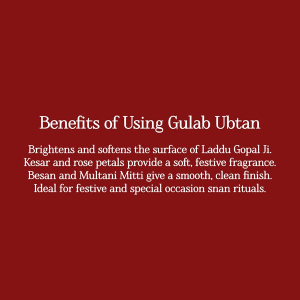 Gulab Ubtan | Natural Rose Herbal Powder | Handmade & Chemical-Free | Ayurvedic Care - Image 3