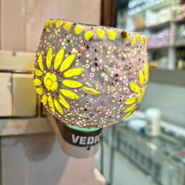 Elegant Glowing Kapoor Dani with Fancy Light Effect | Stylish Aromatic Diffuser for Serene Ambience - Image 2