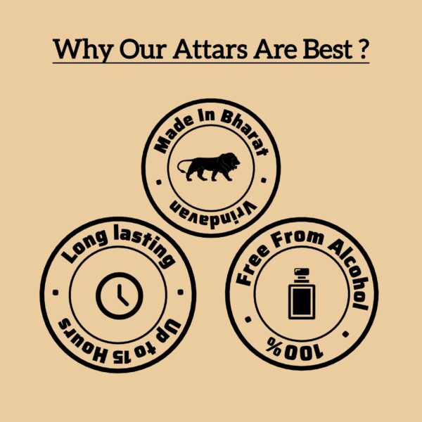 Vrindavan Mahak Phool Bangla Itra | Inspired By Bankey Bihari Ji Phool Bangla | Floral Fragrance | 8 ml - Image 4