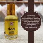 Chandan Roll On Attar | Warm, Woody Sandalwood Aroma of Vrindavan, Calm & Spiritual Fragrance - Image 2