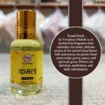 Kamal Roll On Attar | Mild, Sweet Lotus Aroma of Vrindavan, Pure Floral Fragrance Inspiring Devotion - Image 2