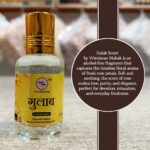 Gulab Roll On Attar | Fresh, Sweet Rose Aroma of Vrindavan, Romantic & Spiritual Floral Essence - Image 2