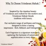 Vrindavan Mahak trusted brand for natural attars, perfumes, and devotional fragrance products.