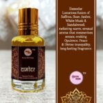 Damodar Roll On Attar by Vrindavan Mahak – Saffron, Rose, Amber & Sandal in Soft Floral Fragrance - Image 2