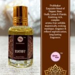 Prabhakar Roll On Attar by Vrindavan Mahak – Pepper, Rose, Oudh & Lotus in Mild Spicy Fragrance - Image 2