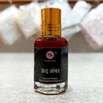 Oud Amber Roll On Attar by Vrindavan Mahak – Bold, Warm, Long Lasting Fragrance for Daily Use & Spiritual Moments