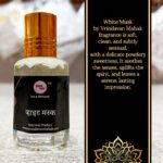 White Musk Roll On Attar by Vrindavan Mahak – Soft, Elegant, Long Lasting Fragrance for Peaceful Moments - Image 2