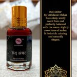 Oud Amber Roll On Attar by Vrindavan Mahak – Bold, Warm, Long Lasting Fragrance for Daily Use & Spiritual Moments - Image 2