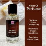 Woody Chandan Perfume by Vrindavan Mahak – 50 ml Pure Scent of Mysore Sandalwood with Earthy Base - Image 2