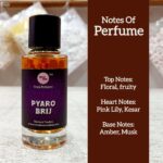 Pyaro Brij Perfume by Vrindavan Mahak – 50 ml Floral Fruity Fragrance with Amber and Musk Finish - Image 2
