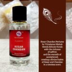 Kesar Chandan Perfume by Vrindavan Mahak – 50 ml Saffron Floral Top, Warm Sandalwood Perfume Base - Image 3