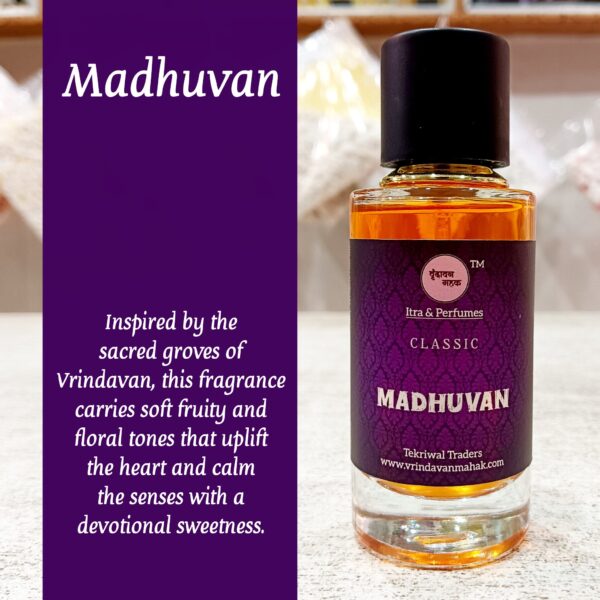 Madhuvan Perfume by Vrindavan Mahak | 50ml Floral Fruity Blend for Joyful and Uplifting Fragrance Experience - Image 3