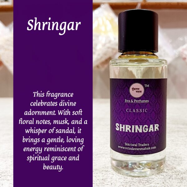 Shringar Perfume by Vrindavan Mahak | 50ml Floral Musk Blend for Elegant and Sweet Fragrance Aura - Image 3