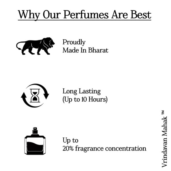 Brij Mandal Perfume by Vrindavan Mahak | 50ml Long Lasting Devotional Fragrance with Floral Woody Musk - Image 5